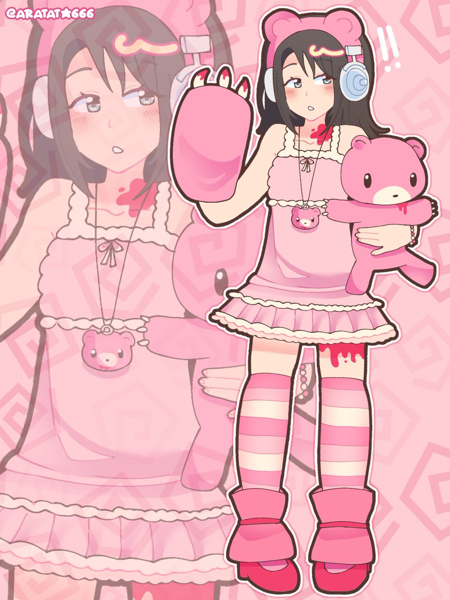 Aratato666's tweet photo. Misaki × Gloomy bear 🐻🩸
#bandoriart https://t.co/SJBwCBMu8i