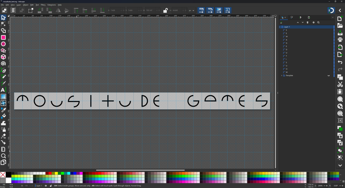 mousitude's tweet photo. How do you human call this kind of font?
#indiegame #art #Inkscape https://t.co/jRtj7vzKnv