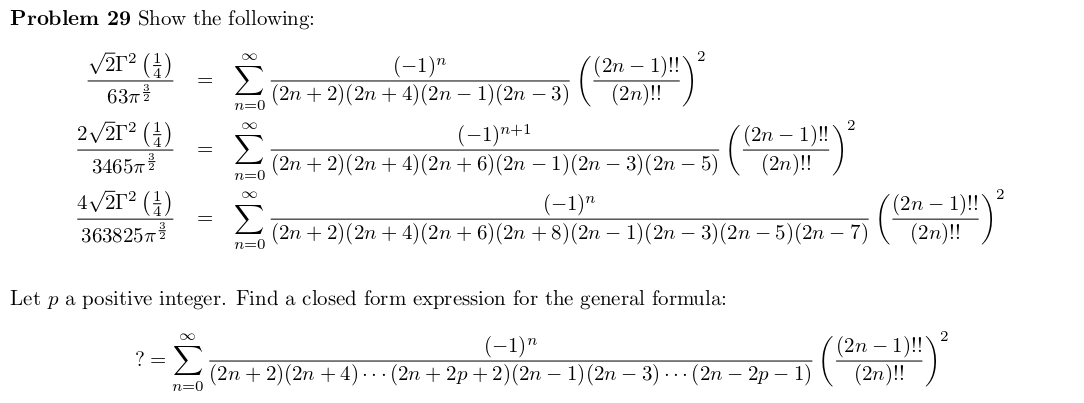 Javier_DanielAR's tweet photo. Do you think these results can be generalized? Give it a try #math #mathfun #MathPuzzle https://t.co/cc2zk66ziI