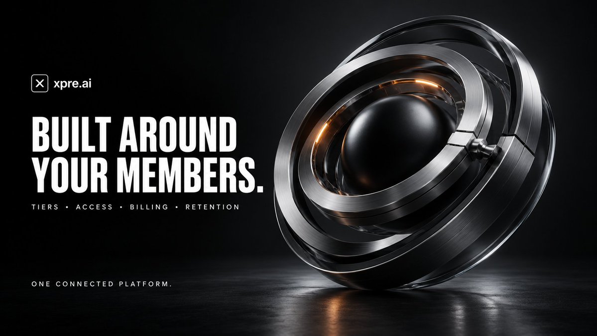 GoldFingerox's tweet photo. Build a membership platform without juggling separate tools.

Add tiered plans, gated access, recurring billing, trials, upgrades and retention reporting—all in one platform.

Choose the features. XPRE composes and launches it.

https://t.co/kFAAYCM9Pc

#XPRE #Memberships https://t.co/qX4Xc2t5O4