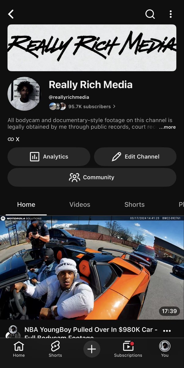 ReallyRichMedia's tweet photo. Subscribe to ‘Really Rich Media’ with notifications posting at 4:15 🥲 https://t.co/VszsFDqLXr