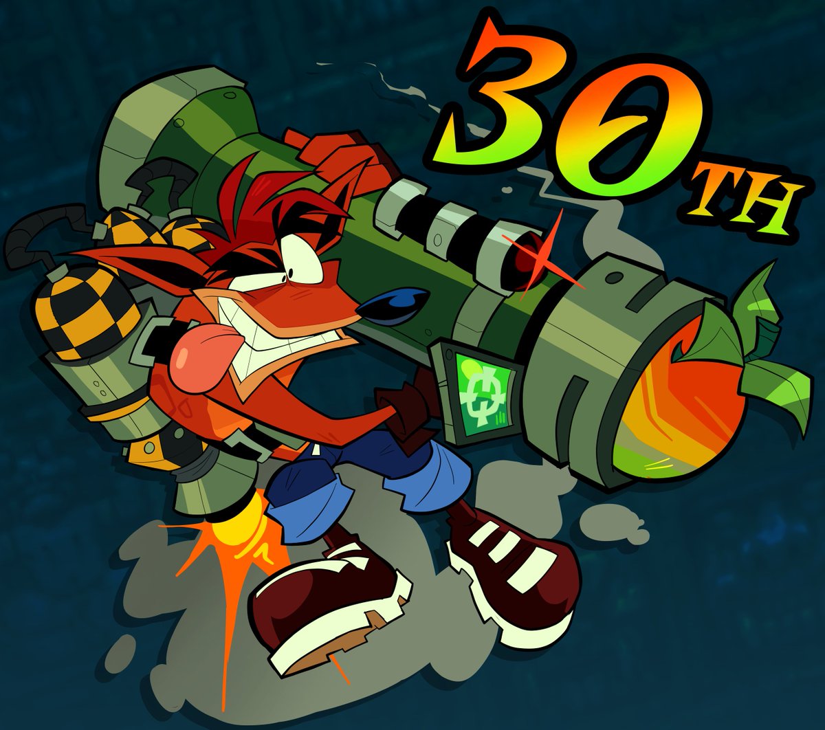 Droilius's tweet photo. Crash Bandicoot 30th! https://t.co/ShfoWWDHRL