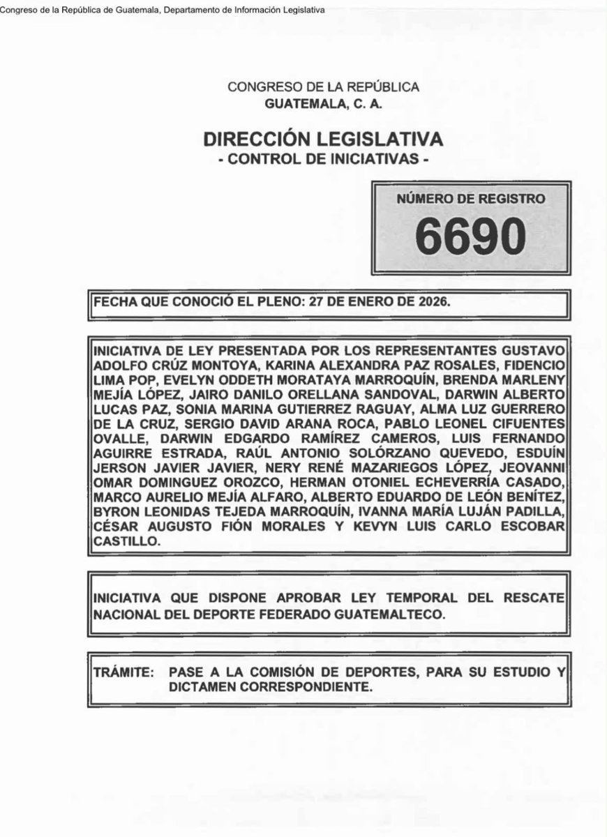 karinapazGt's tweet photo. Y por eso:

URGE la INTERVENCIÓN al deporte. 🚫 No más Gerardo Aguirre.

Acá mi propuesta, presentada desde enero 👇🏼
https://t.co/JJEOHAETI0 https://t.co/PhOMsThmkY
