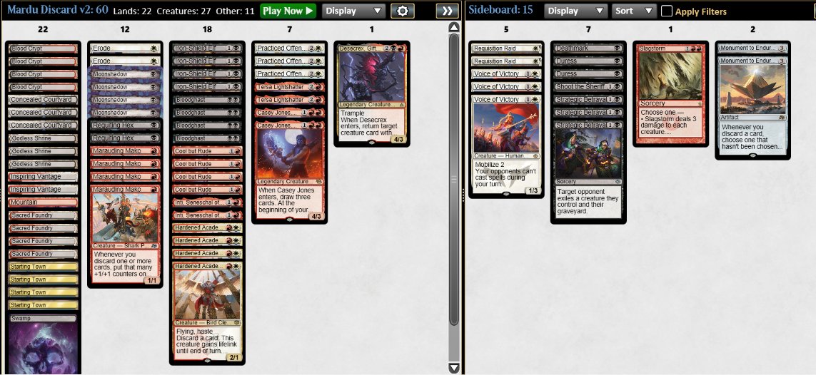 Special_Boy33's tweet photo. Top2! Long time no see, splitted a standard challenge with Mardu Discard🔥

R1 Spellementals ☠️🦈☠️
R2 Spellementals☠️🦈🦈
R3 JundSac🦈🦈
R4 Mobilize🦈☠️🦈
R5 Spellementals☠️🦈🦈
R6 Spellementals🦈☠️🦈

Top8 Landfall☠️🦈🦈
Top4 Spellementals🦈☠️🦈
Top2 Split🫰

@fireshoes https://t.co/DcJaqussh7