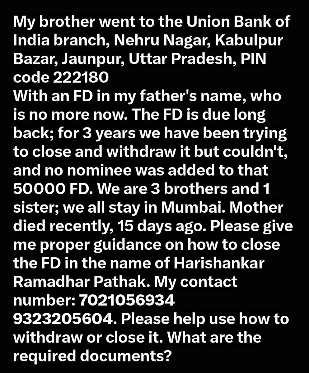 virend_pathak's tweet photo. @UnionBankTweets @unionbankofindia https://t.co/pXBnajtH6T