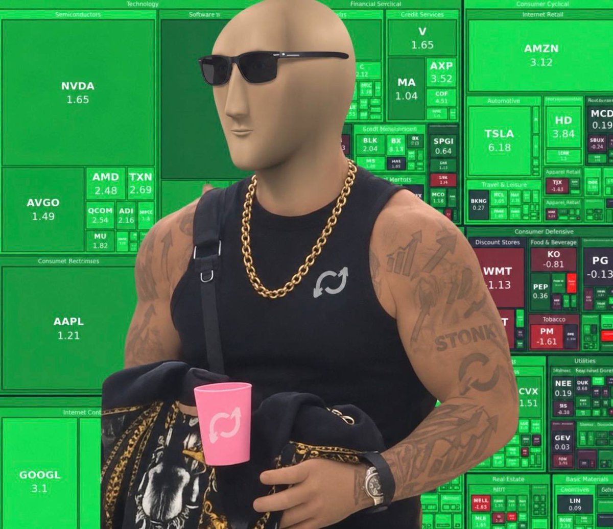 stonks_stocks's tweet photo. Crypto spent years putting everything onchain.
Money. Art. Games. Memes.
Now Wall Street is next.

Tokenized stocks are coming onchain, and retail will follow.
$STONKSSTOCKS was built for that exact moment. Every trade grows the treasury. The community chooses the assets. Holders share the rewards

We’re not chasing the next meta.
WE’RE ALREADY SITTING IN IT. 📈
Memes × Stocks × Tokenization.
STONKS NEVER SLEEP.