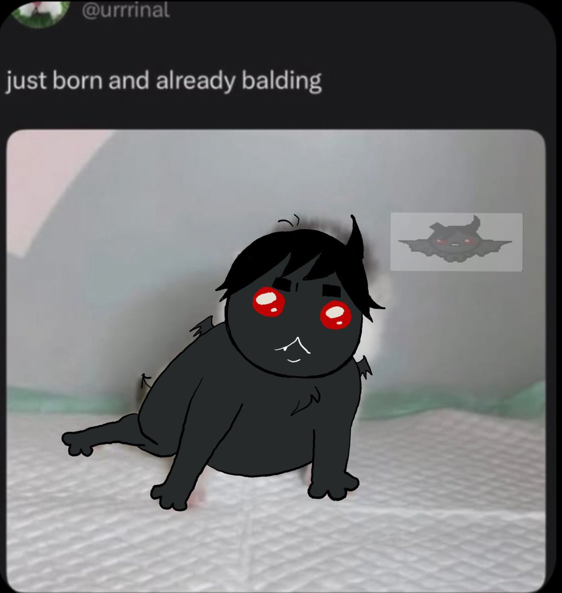 LordBingelz's tweet photo. Azazel in his old sprite for some reason... https://t.co/7zroKGGxXM