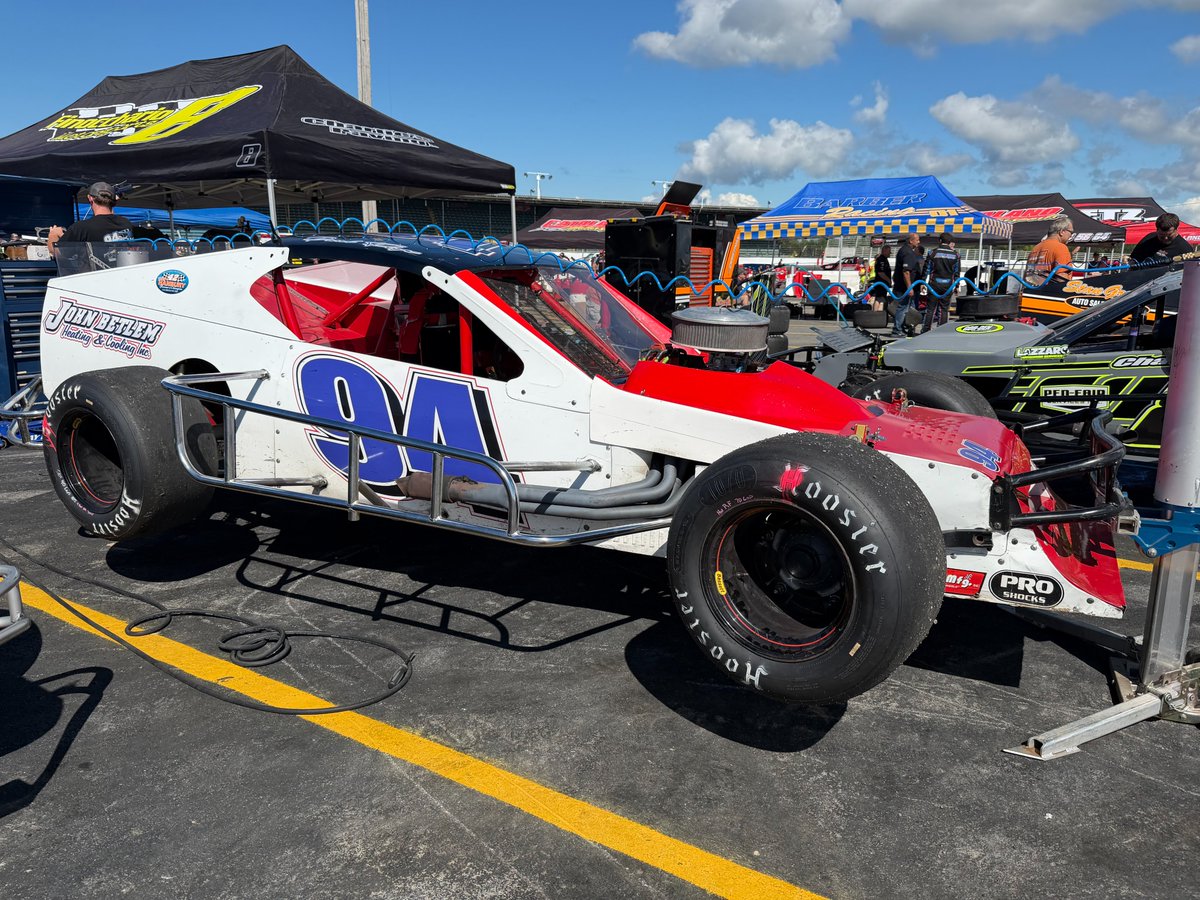 OswegoSpeedway's tweet photo. 📸 Pit pics of some of the 33 Sportsman Modifieds here vying for the big $4,000 payday tonight!
#SteelPalace | #BudClassicWeekend70 | #ModifiedMadness https://t.co/L0XZBk7NPR