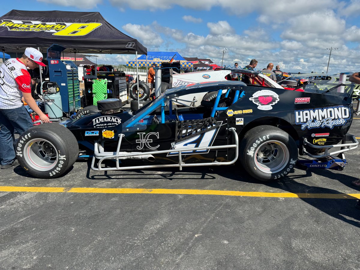 OswegoSpeedway's tweet photo. 📸 Pit pics of some of the 33 Sportsman Modifieds here vying for the big $4,000 payday tonight!
#SteelPalace | #BudClassicWeekend70 | #ModifiedMadness https://t.co/L0XZBk7NPR