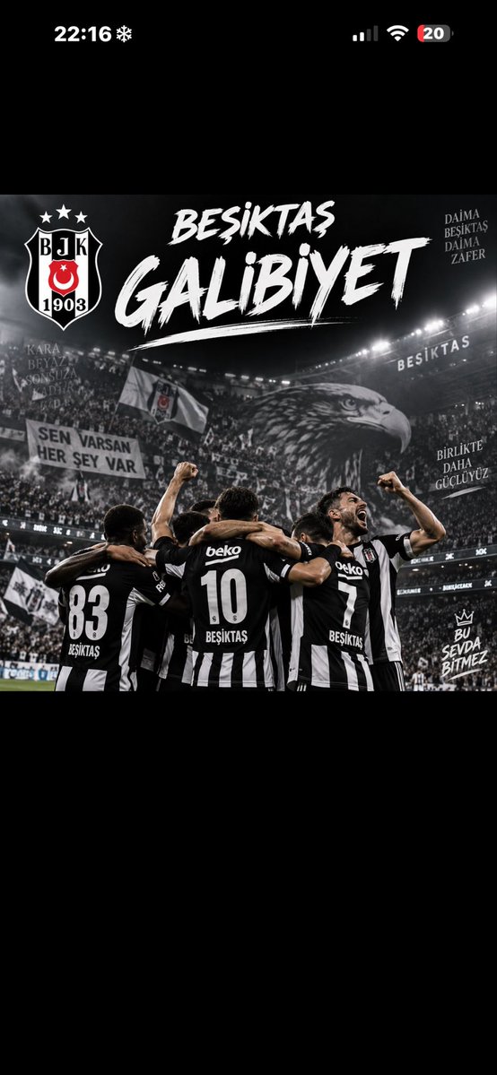 scb_murat's tweet photo. Büyüksün BJK!!! https://t.co/vbHIiWk1AP