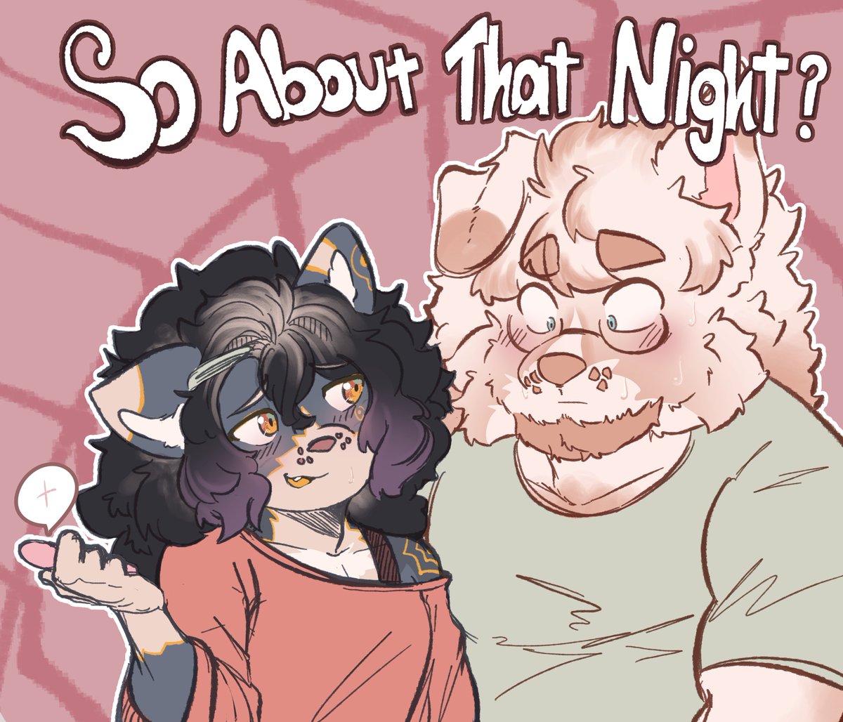 AngelBoyo12's tweet photo. Lil cover art for a spicy comic im currently wrking on. First page should be up hopefully by next week https://t.co/ZTog6MvVke
