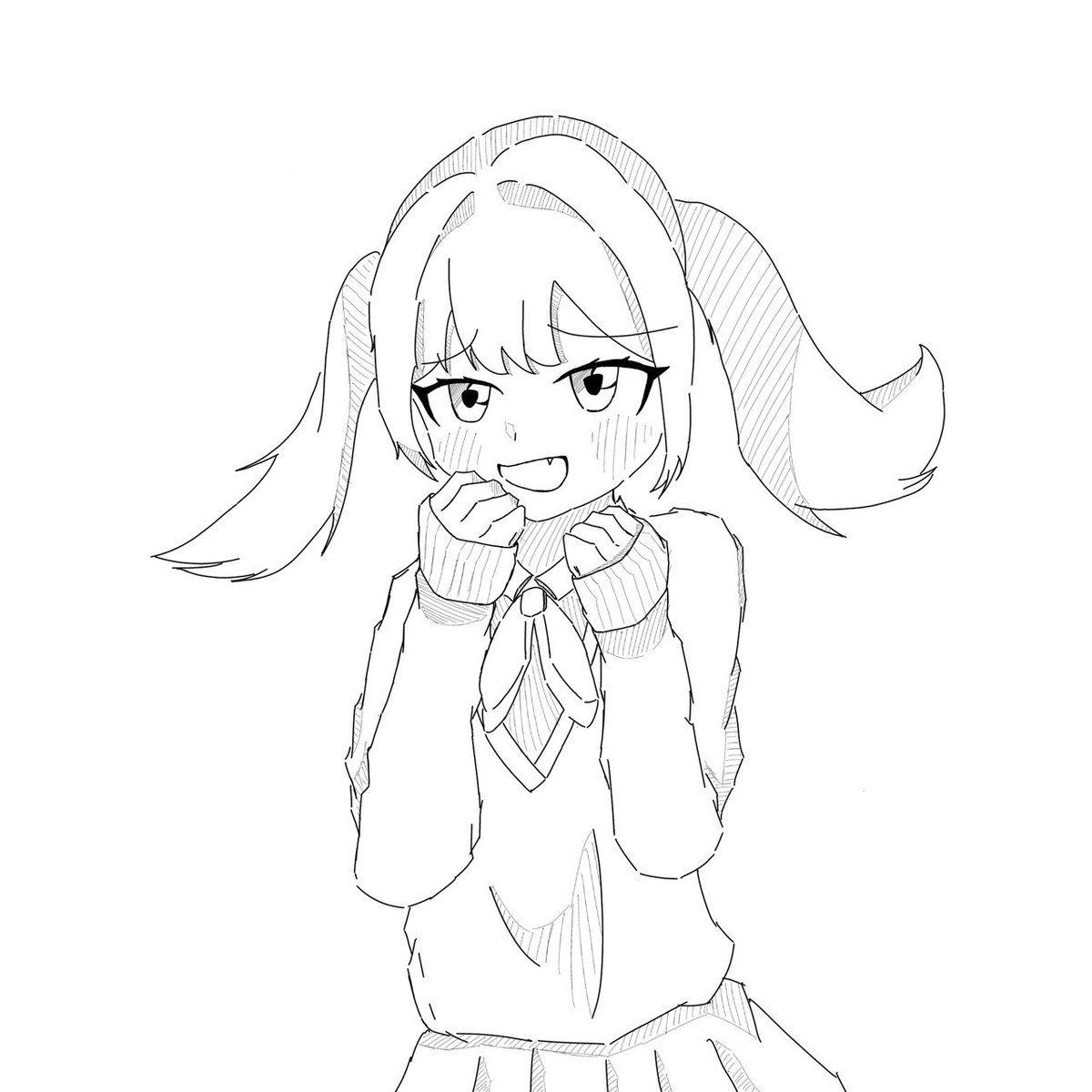 ponytail7533's tweet photo. #絵柄が好みって人にフォローされたいㅤㅤ 
 #絵描きさんフォロバ１００ 
 #絵  #絵下手  #絵練習中  
こんな時間まで、、
やっぱ楽しい！ ( *´꒳`* ) https://t.co/3krZUCGvBm