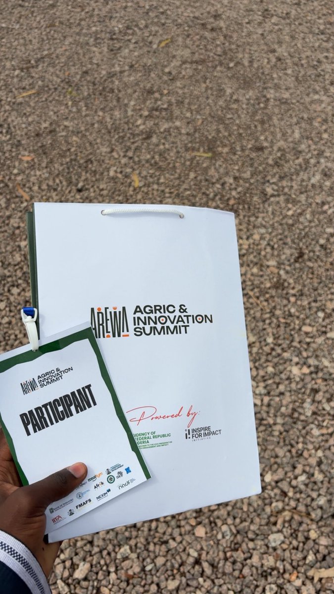 Deewahab_'s tweet photo. A great day at the Arewa Agric & Innovation Summit  2026🌱✨

Honoured to meet Hauwa Liman (@HAUWALIMAN682 ), Technical Adviser to the Vice President on Women, Youth Engagement & Impact, and Founder of Inspire for Impact Initiatives (@i4i_initiative ).

Grateful for the opportunity to connect, learn and be inspired. 🤝🏽

#ArewaAgricInnovationSummit #Agriculture #Innovation #Youth #Impact