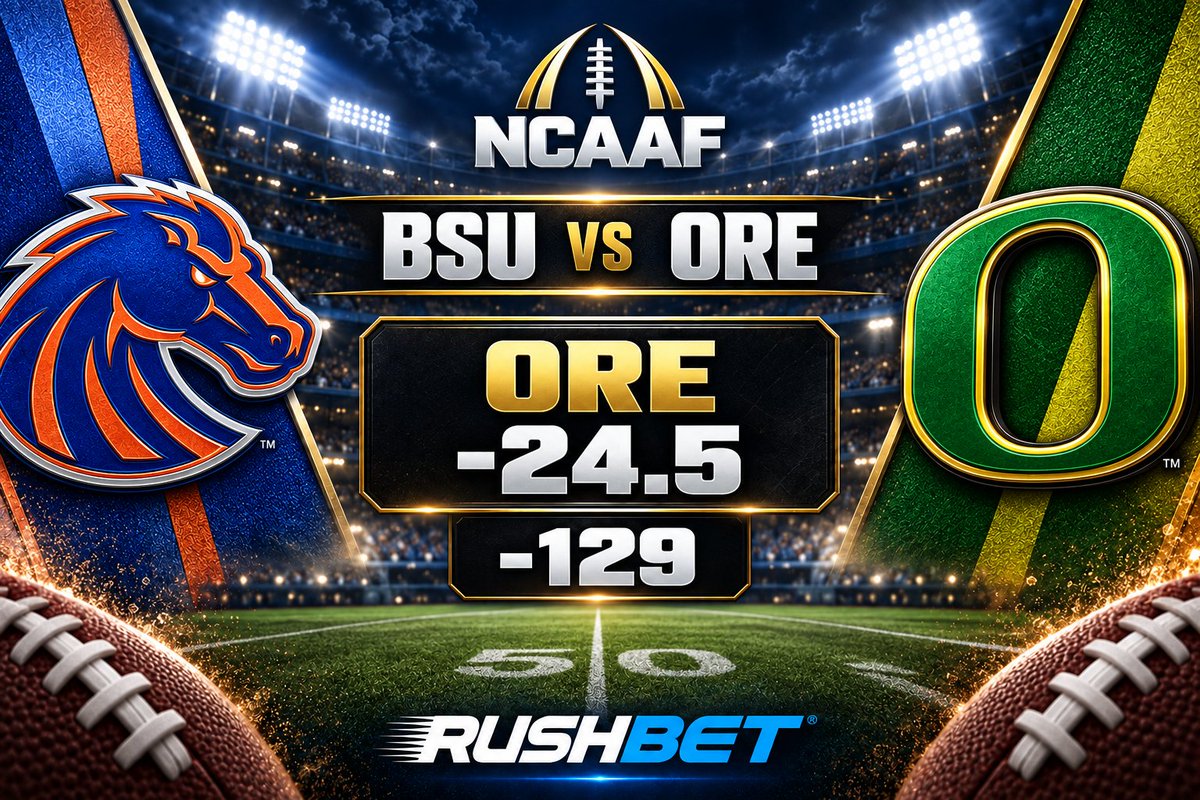 AlejandroR96hu's tweet photo. BSU vs ORE 🏈

ORE -24.5 (-129)

Hoy no quiero drama: quiero a Oregon pasando por encima mientras yo intento caminar en línea recta después del tercer trago 🦆🥃

#GoDucks #BleedBlue #NCAAF #Rushbet https://t.co/TDERmfhBCj