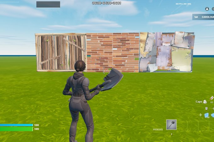 rulydismo's tweet photo. @FortniteStatus bugged metal builds look either like high meshes or like directx12 on performance mode which metal should be less detailed but is bugged(the floating metal effects) and causes fps drops, please fix this........its been like this since the season started https://t.co/Hb0PRvUYBa