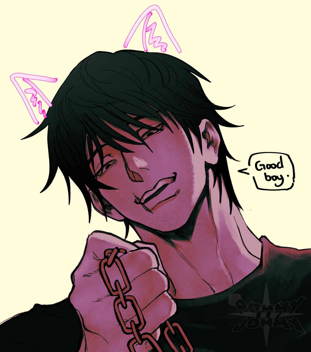 PammyJammy117's tweet photo. Anyway

Puppy boy sukuna and catboy toji 
#jjkart #sukuna #toji https://t.co/pb8xgyBqep