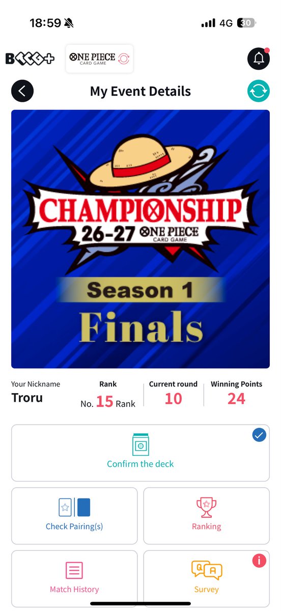 Troru_'s tweet photo. Somehow I just topped at Utrech finals with Elbaph Luffy. I cant believe it🤪.  Run and decklist tomotrow. Rn having the time of my life with all the @Chinoize_ cup players 😛🥳🥳🥳🥳. Also my goat is here with me @Radicalkill https://t.co/RfRW1BtlWE