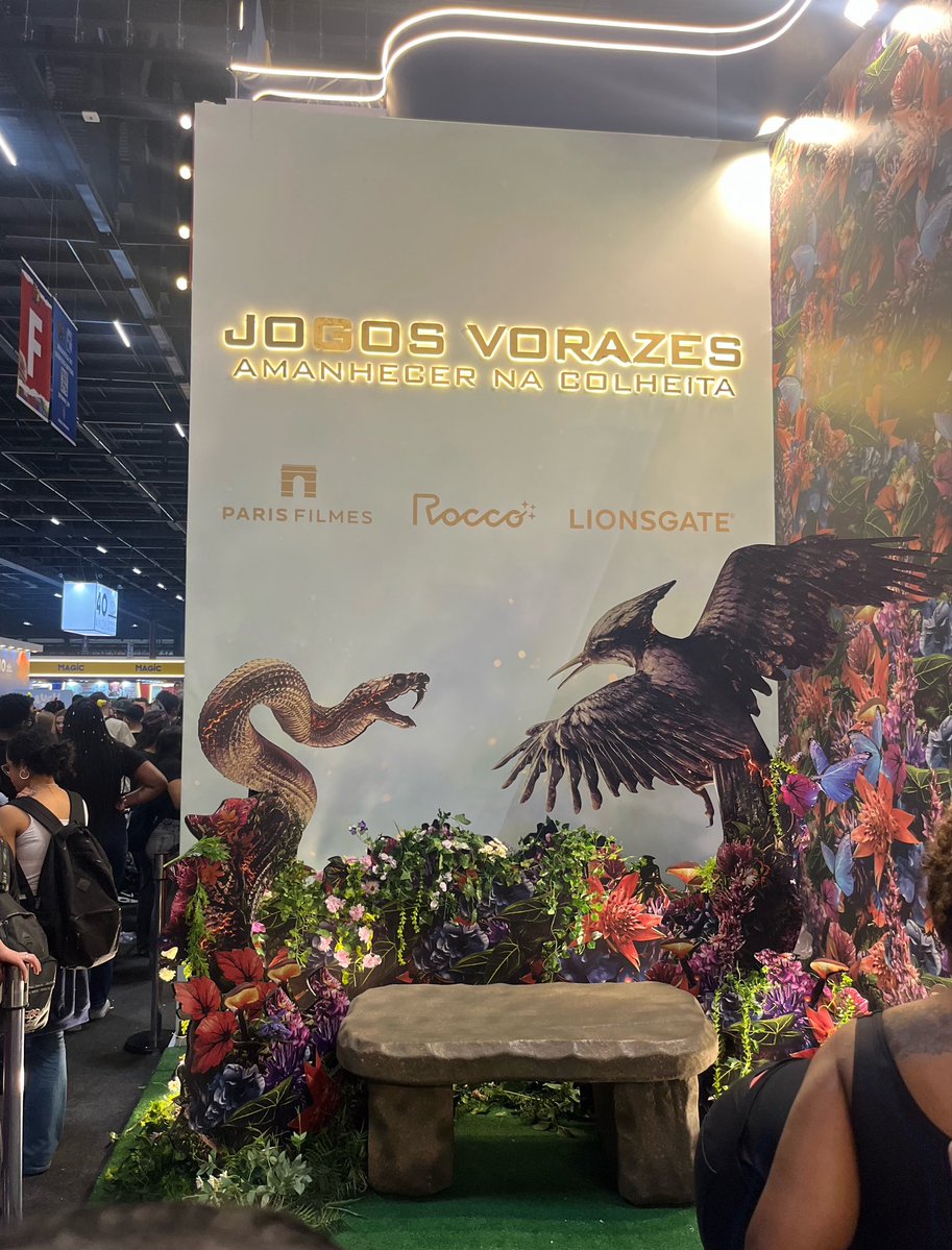 PercyJacksoon's tweet photo. NAÇÃO #HUNGERJACKSON PRESENTE 🔥
Espaço de “Jogos Vorazes: Amanhecer na Colheita” na Bienal Internacional do Livro de São Paulo https://t.co/7sW2DO05AD