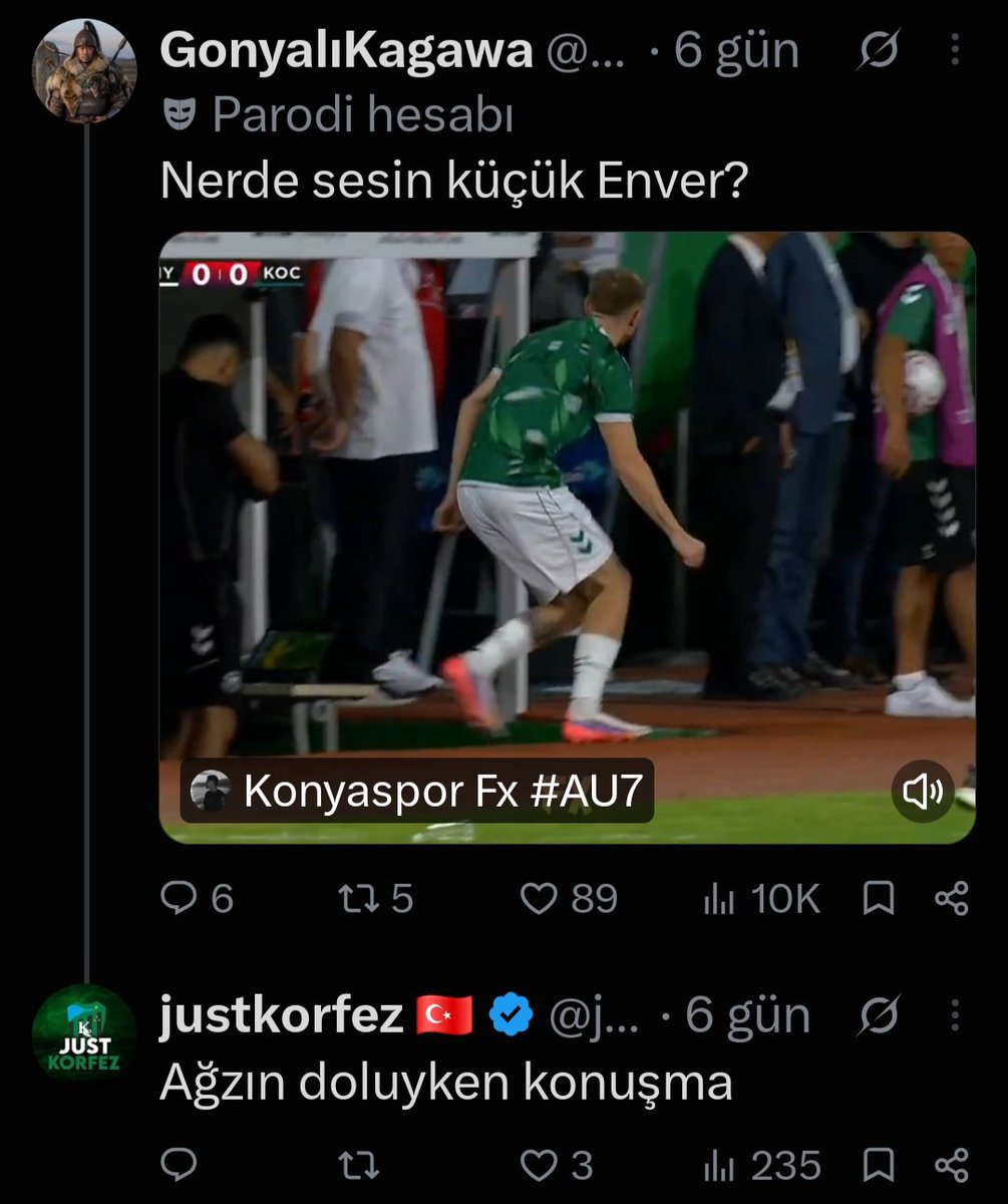 PrimeKonya's tweet photo. 1/Cden justkorfezin harika laf sokması👏👏 @justkorfez https://t.co/1DJe0xedZC