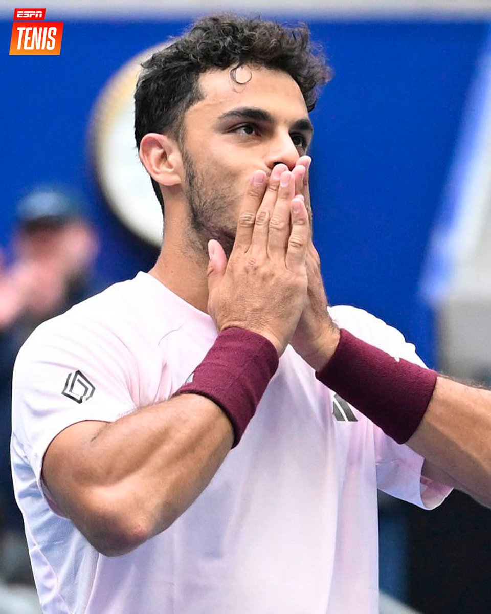 ESPNtenis's tweet photo. Disculpá si te gané, así es la Cerúndolo experience. 🤪

#USOpen https://t.co/JA9K5lawKG