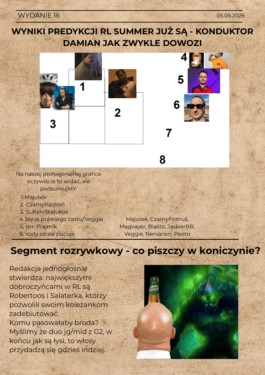 Memporcik's tweet photo. Dzisiaj nie było o czym pisać, ale my i tak napisaliśMY, bo kim my byśMY byli bez naszych fanów, prawda? Pozdro, i zapraszaMY do lekturki https://t.co/K4zlpMbxnF