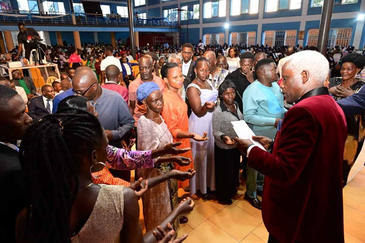 dbahati's tweet photo. Today I had the honor of representing Maama Janet K. Museveni, First Lady and Minister of Education and Sports, at Miracle Center Church Entebbe for the 40th anniversary celebration of the ministry of Bishop Aaron Mutebi and Maama Justine.
Great ministry, great impact, with great humility. To God be the glory.