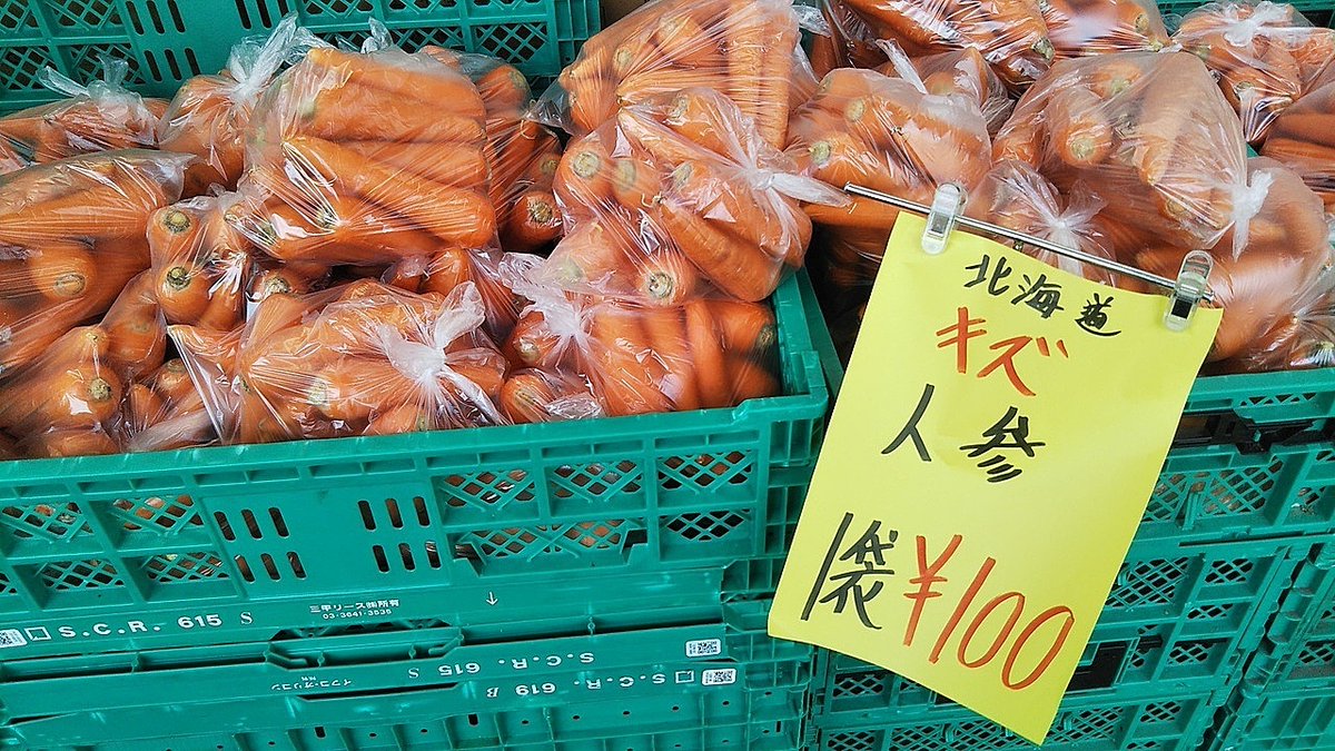 housui_pudding's tweet photo. キンブル みよし店　その２

野菜 果物 にんじん パイナップル もも ゴーヤ https://t.co/KeK7KQV1BN