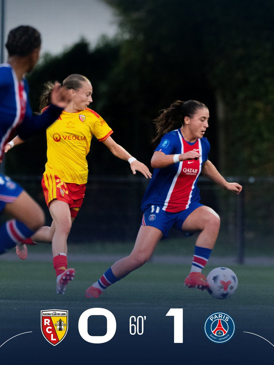 PSGWomen's tweet photo. ⏱️ 60’ I Les 30 dernières minutes. 

#RCLPSG 0️⃣-1️⃣ I @ArkemaPL https://t.co/fHlui6ksSQ