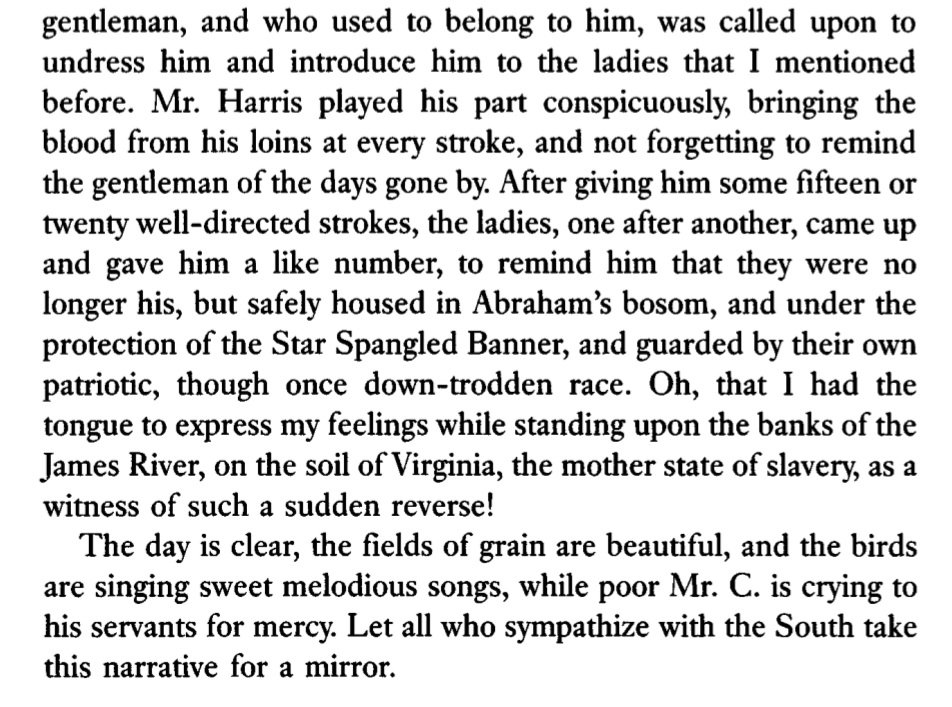 NonHumanMedia1's tweet photo. Great story about formerly enslaved Black women whipping their former master after he was captured by Black Union soldiers https://t.co/jmoUOC1zxe