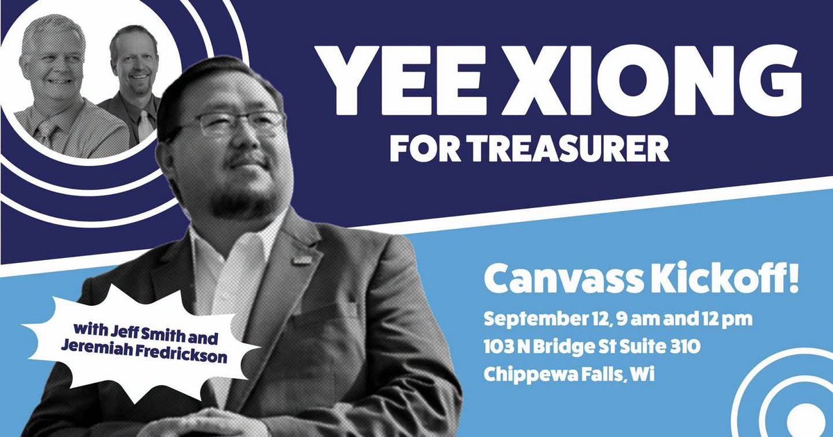yeeforwi's tweet photo. Looking forward to joining the incredible folks in Chippewa County to kick off their canvass launch! Together, we’re building momentum and working hard to win this November. #yeeforwi https://t.co/27ISJAEMeN