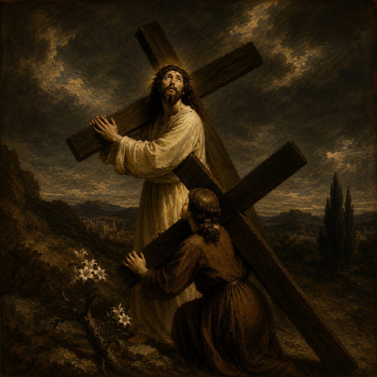 SalveRegina30's tweet photo. “Señor, es difícil seguirte pero imposible dejarte”. 

-San Agustín de Hipona https://t.co/mChFTjHEDW