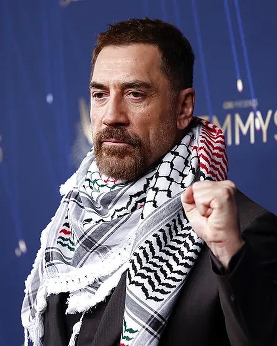 OunkaOnX's tweet photo. ⚡️JUST IN — Spanish actor Javier Bardem urges followers to boycott Adidas over Israeli support https://t.co/QZzakIX6Kr