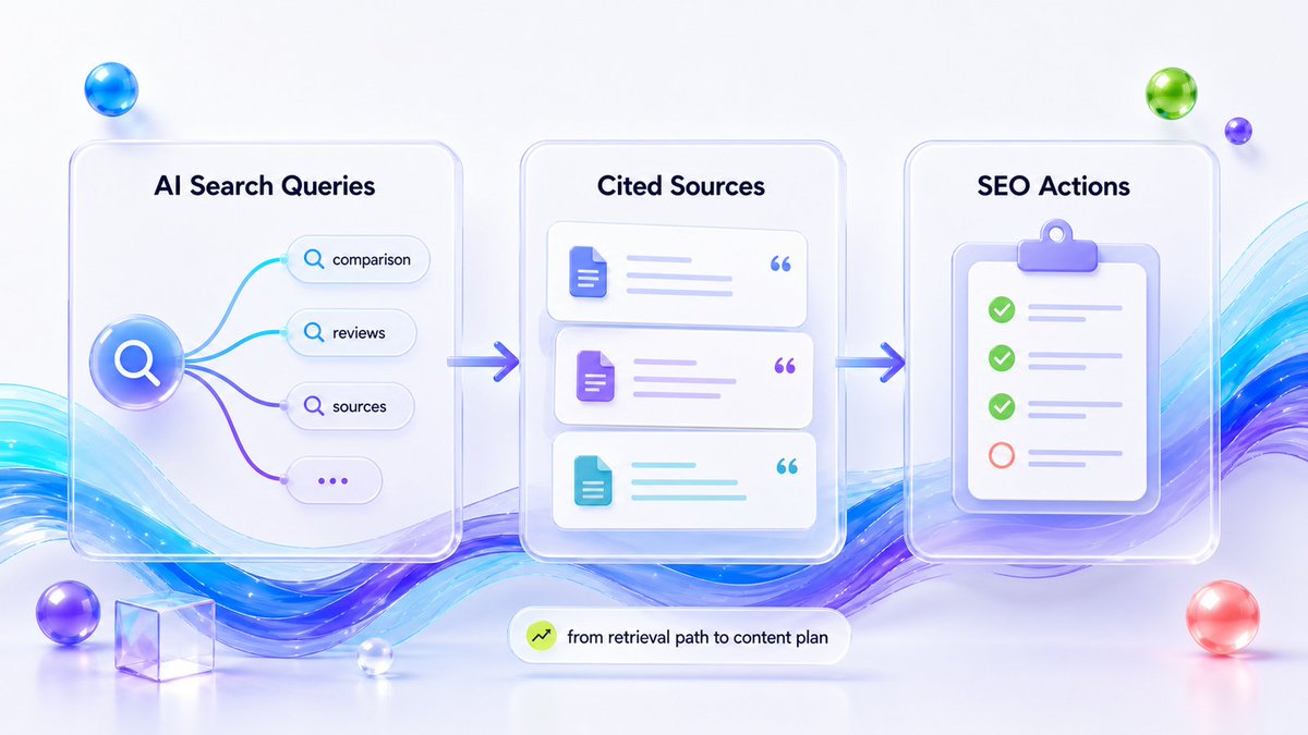 mentionifyai's tweet photo. AI Search Queries are the hidden SEO map. 🔎

They’re not your tracked Topic — they’re the fan-out searches AI used before answering.

Pair them with cited sources to see what to cover, earn, and monitor next: https://t.co/4b2n7iLyzA
#AIVisibility #AEO #GEO #LLMSEO #SEO https://t.co/ZbI7cITDRl