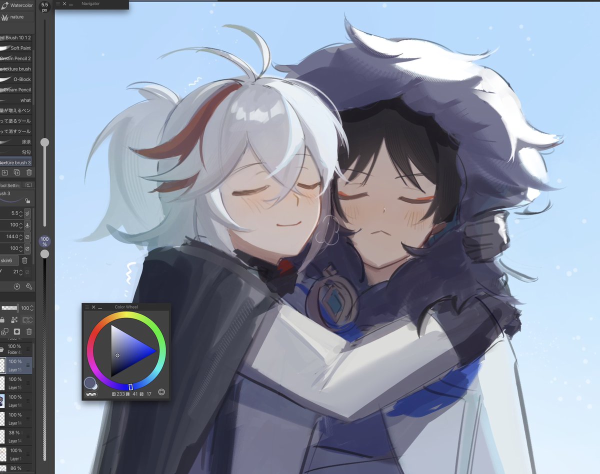 pastahands's tweet photo. sharing warmth ❄️ #kazuscara https://t.co/3IJv1XctGr