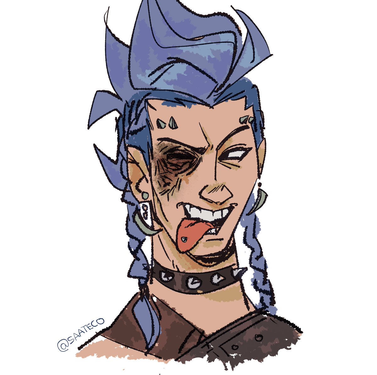 saateco_'s tweet photo. beaten up 
#junkerqueen #roadhog #junkrat https://t.co/t1A9viveYz