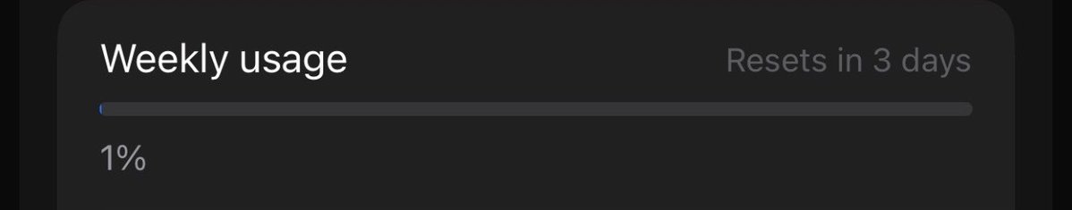 htetmyat's tweet photo. @bot Appreciate this. The reset restored my balance without shifting the existing weekly reset window. That’s exactly how usage resets should work. https://t.co/z3p8L7uShQ