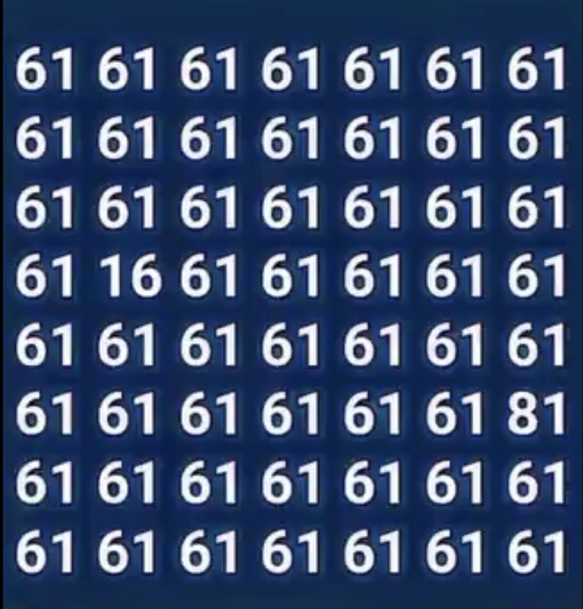 blomingbeauty's tweet photo. Find the two different number? https://t.co/juOmyHga5X