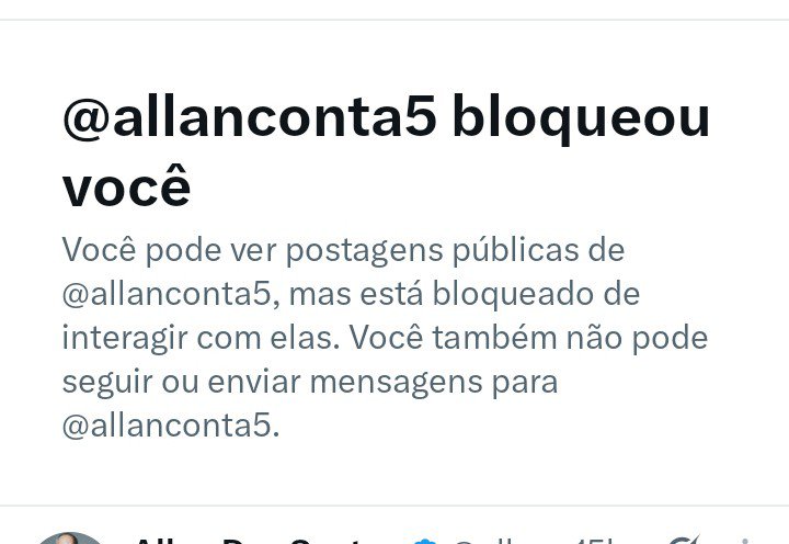 borgeslima204's tweet photo. Fui até o Allan dos Santos, com toda a educação, pedir uma explicação sobre o que o Nikolas Ferreira falou dele.

Resultado: me bloqueou.

O grande defensor da liberdade de expressão. https://t.co/Ixw1RthNh2