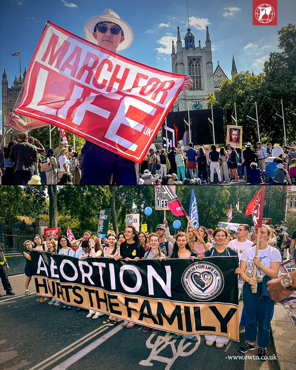 EWTNGB's tweet photo. An exhausting but beautiful day in London.

Thousands of people from across the country came together for @March4LifeUK — walking through the heart of the capital in peaceful witness to the dignity of every human life.

A day of faith, courage and hope. 🇬🇧 https://t.co/Ao98Fl4XiG