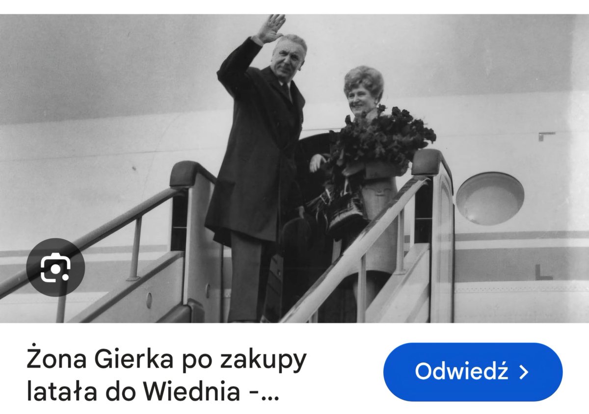 Magorzata_An's tweet photo. @prezydentpl @szefernaker Stasia Gierkowa też latała do Wiednia po ciuchy, jeden sort https://t.co/eVs77wvakS