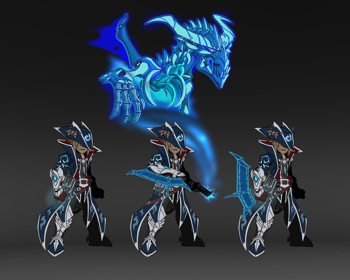 silverwolf255's tweet photo. WIP 
*I special summon Fluffy! The White Dragon!*
@AEArtStation https://t.co/QSYTMvnBys