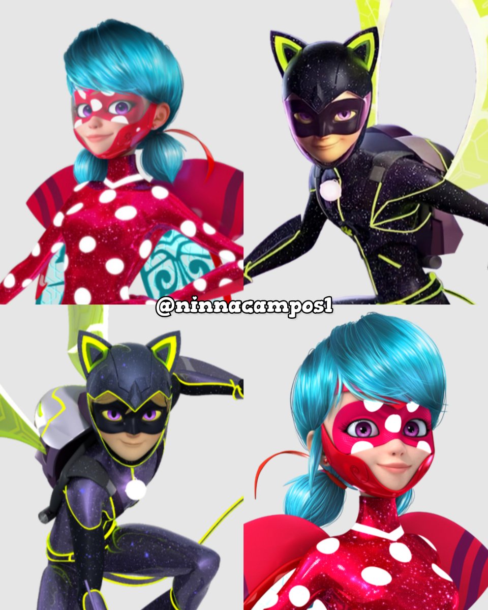ninnacampos1_'s tweet photo. Honestly, I LOOOOVE when Ladybug and Chat Noir are wearing their Cosmo Bug and Astro Chat suits! THEY LOOK SO BEAUTIFUL!! I LOOOOVE IT!! <3 😻🐞

#Miraculous #MiraculousLadybug #MiraculousChatNoir #LadyNoir #CosmoBug #AstroCat #mlbtwt https://t.co/CEtqMukhZc