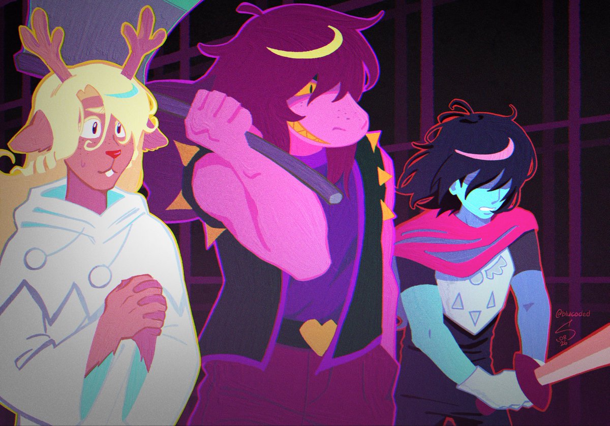 blucoded's tweet photo. chapter 6 ❄️🍆🍎

#DELTARUNE #krusielle https://t.co/fpbijw35qA