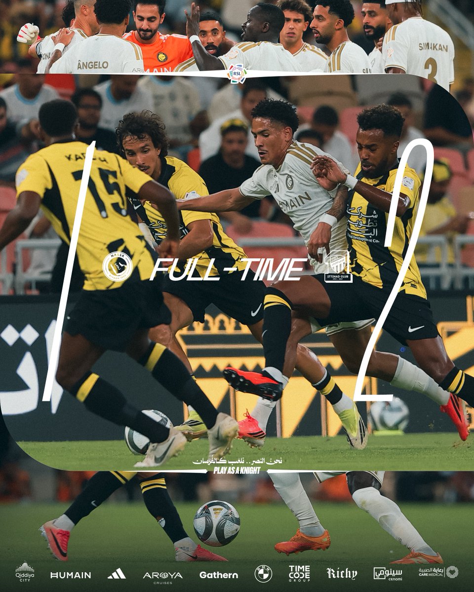 AlNassrFC's tweet photo. 🔚 | نهـاية المواجهة!
النصر 1 - 2 الاتحاد
#النصر_الاتحاد https://t.co/4ZXzHEDrbS