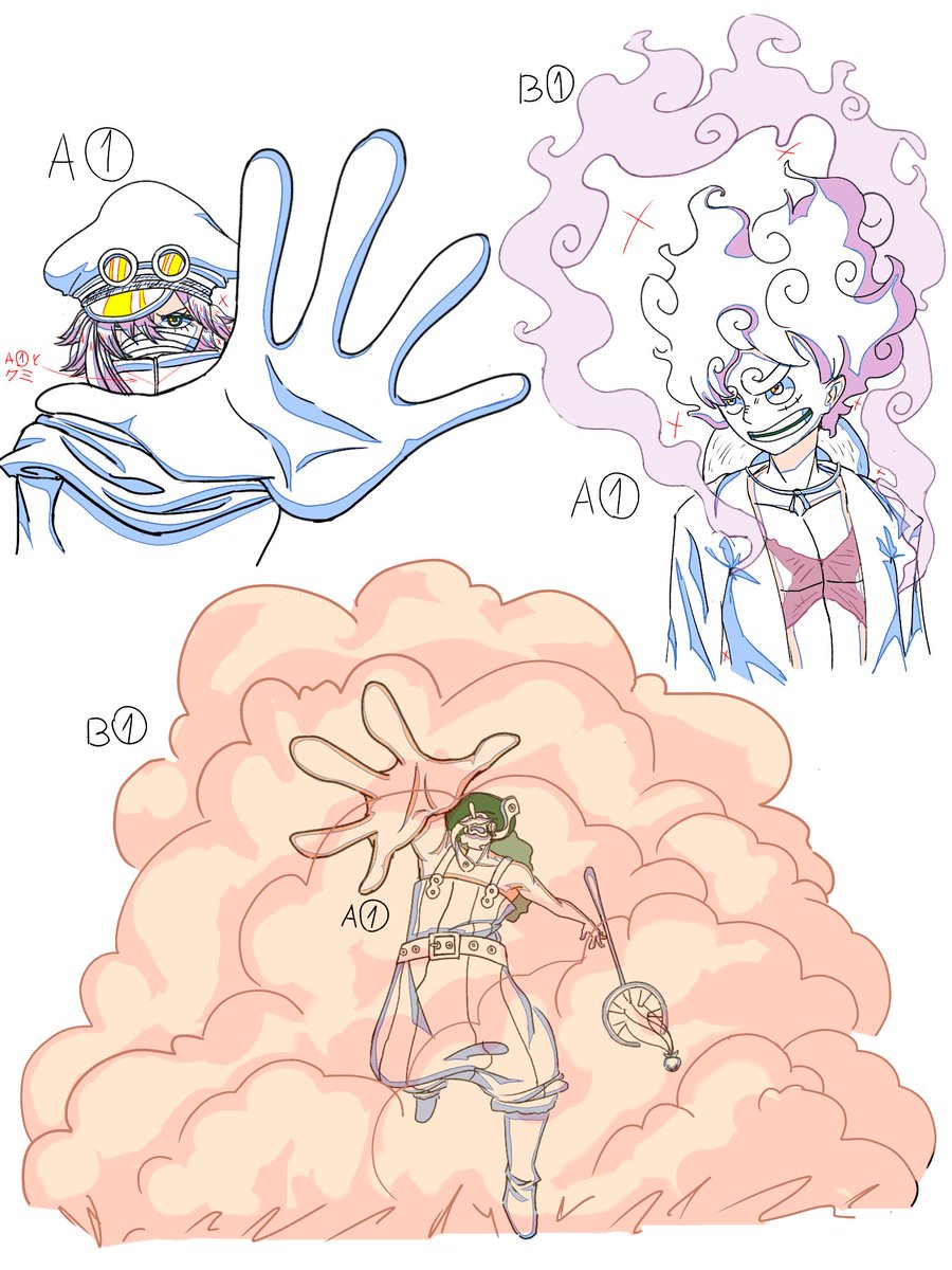 whatevertww's tweet photo. Genga practice #ONEPIECE #usopp https://t.co/gz9AzGhcZ9