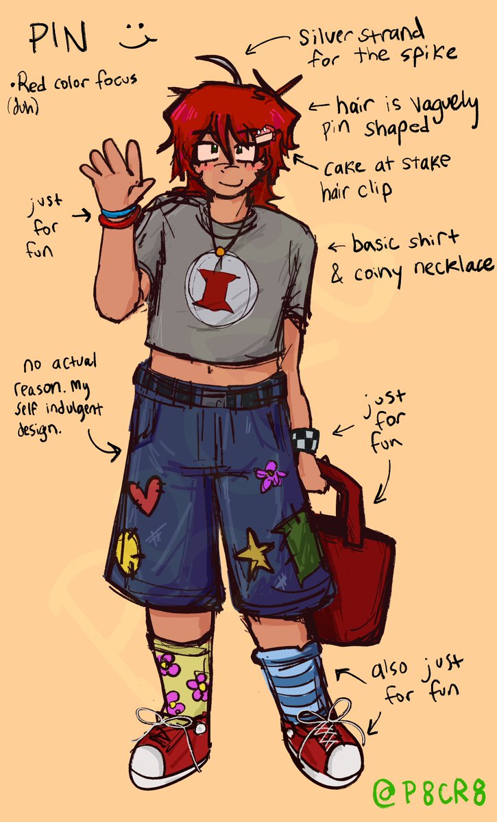 p8cr8's tweet photo. my pin gijinka heavily self indulgent and Ive had this design since 2022 so im attached. #osc #bfdi #pinbfdi https://t.co/p6EAU7ZZPa