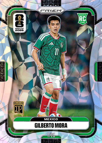 paninitracker's tweet photo. ⚽ Gilberto Mora #1/25 SOLD for $550.00 (0.22 ETH)
2026 Panini NFT Prizm World Cup Soccer · Base Prizms Cracked Ice
Buyer: Adlcards 👤 https://t.co/tGgIT1emIp
See more #GilbertoMora for sale 👉 https://t.co/5omTksh1Qk
#whodoyoucollect #nft #PaniniNFT #PaniniBlockchain https://t.co/9hw4GD71hi