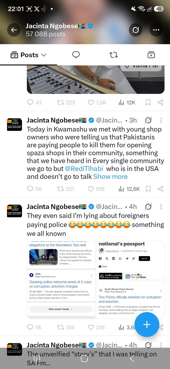 Xdon_baba's tweet photo. So this she devil @JacintaNgobese blocked me from commenting on her posts. Jacinta is a VAMPIRE used by Afriforum and Jacob Zuma and MKP. https://t.co/moa8rTaYqQ