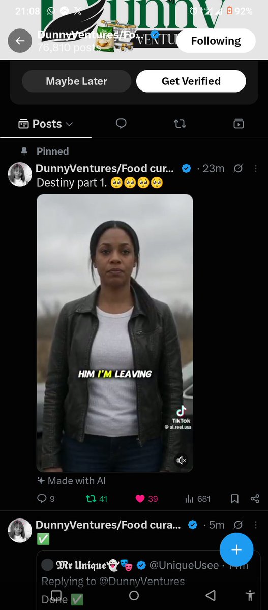 Mbanj01's tweet photo. @DunnyVentures Reposted and liked 
07036711251
MTN
Thanks @DunnyVentures https://t.co/x5t4PXTrqo