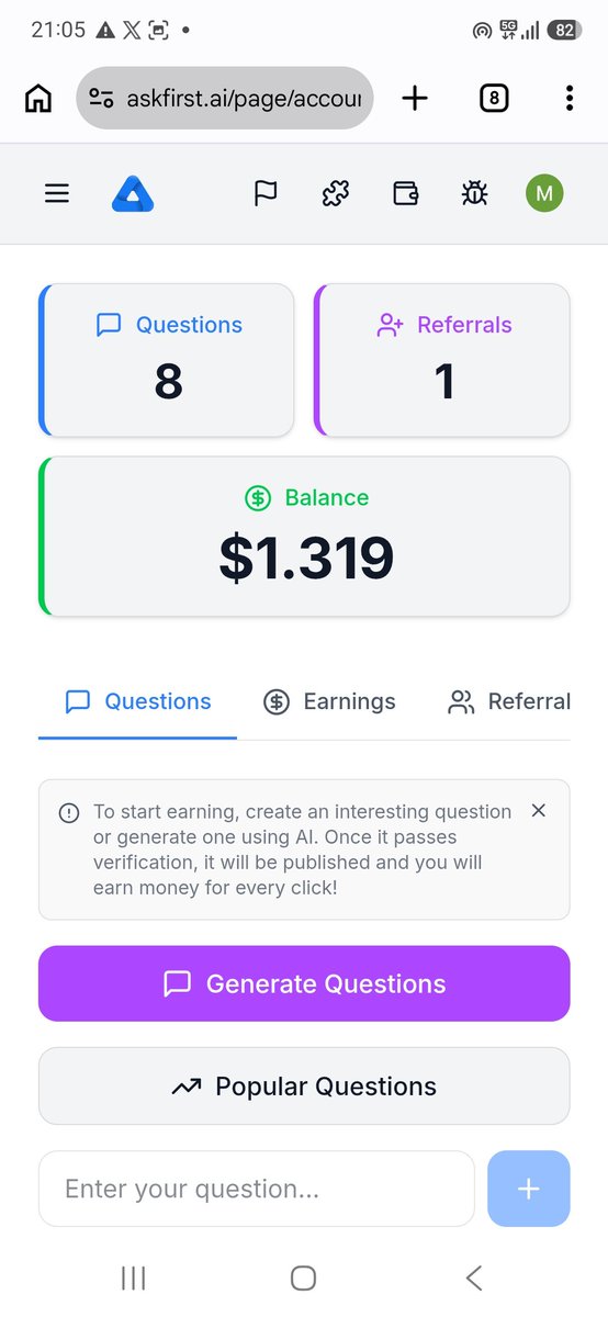 padren2nk's tweet photo. Earn some bucks by generating questions in AskAi website 

Day 3

Register here 👇👇👇https://t.co/y2yF72hnA0 https://t.co/PgHBe4sKcI